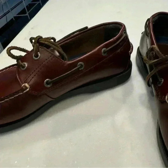 Dockers men’s brown leather lace up shoes size 9 excellent condition main image 7
